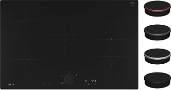 ИНДУКЦИОННАЯ ПАНЕЛЬ NEFF T68PYV4C0 - N90, ЗАПОДЛИЦО С ПОВЕРХНОСТЬЮ, ГИБКАЯ ЗОНА, ПОВОРОТНАЯ НАКЛАДКА, ГАРАНТИЯ 7 ЛЕТ, 80 СМ