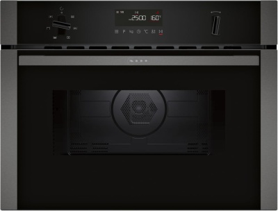 МИКРОВОЛНОВАЯ ПЕЧЬ NEFF C1AMG84G0 - N50, ГРАФИТОВЫЙ СЕРЫЙ, ГОРЯЧИЙ ВОЗДУХ, ГАРАНТИЯ 7 ЛЕТ, РАЗМЕРЫ 60 X 45 СМ