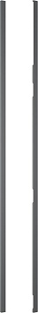 Комплект NEFF Z9302GLDY0 - гибкий дизайнерский комплект для бесшовной комбинации , 66,7 см, темно-черного цвета, для одной выдвижной стеклянной вытяжки и варочной панели