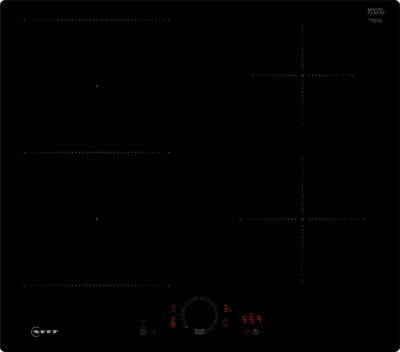 ИНДУКЦИОННОЕ ПОЛЕ NEFF T56PHS1C0 - N70, ЗАПОДЛИЦО С ПОВЕРХНОСТЬЮ, КОМБИНИРОВАННАЯ ЗОНА, ПОВОРОТНОЕ КАСАНИЕ, ГАРАНТИЯ 7 ЛЕТ, 60 СМ